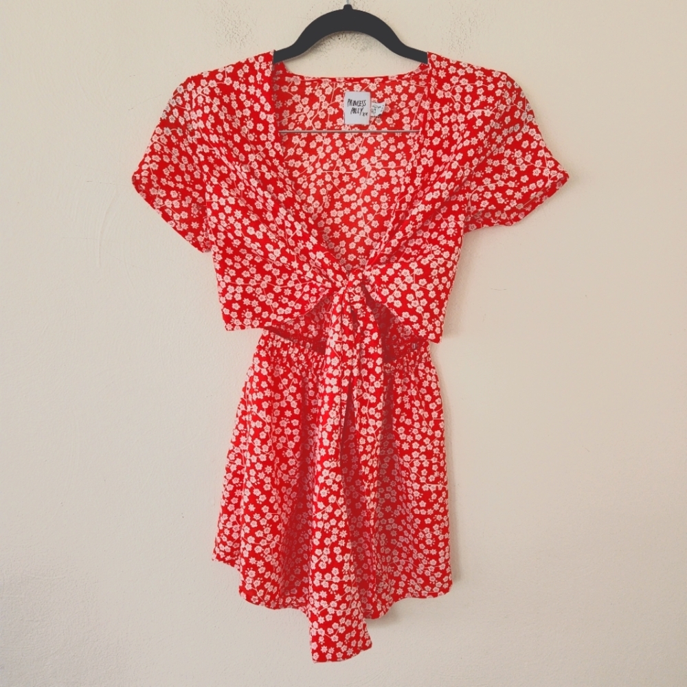 Princess Polly Virgo Ditsy Romper Sz.0